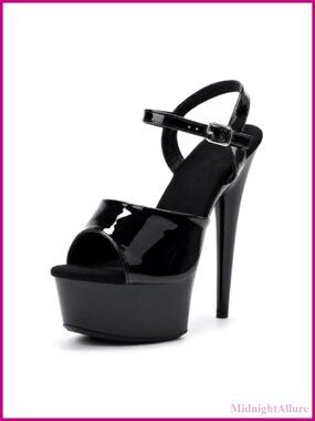 Womens 6in Platform Sandal Heels Ankle Strap Pole Dance Exotic Dancer Shoes